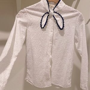 White floral shirt small